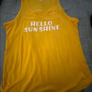 Racer back tank. Cotton. Purchased and washed but never worn